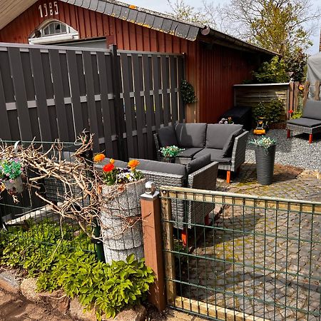 Neue Ferienwohnung Kuestennaehe Mit Terrasse 3Km Zum Strand Osdorf Buitenkant foto